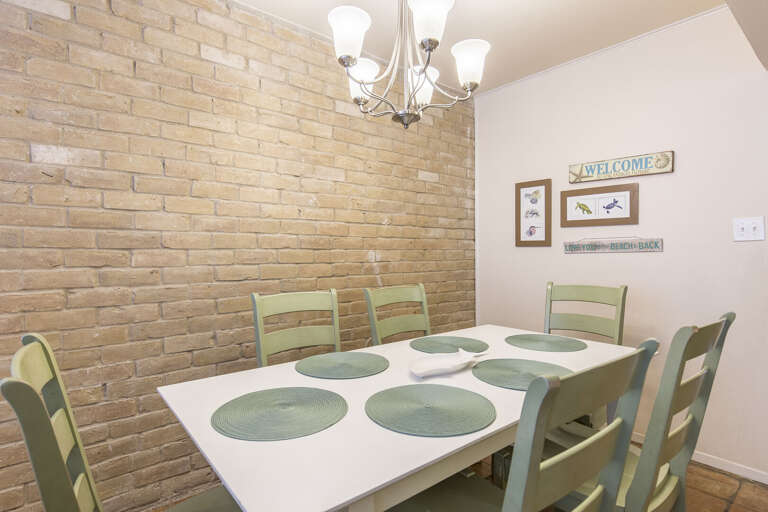 Dining Table sits up to 6!