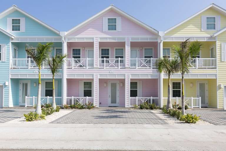 Exterior view of 113B E. Cora Lee (Pink)