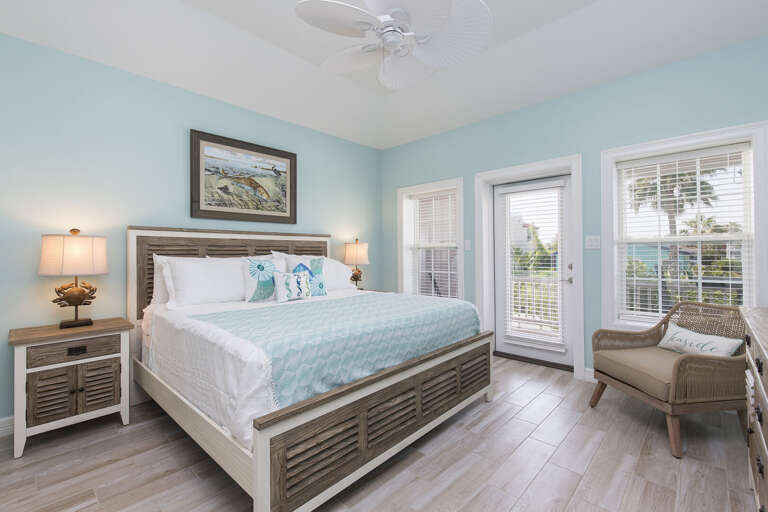 Master bedroom feaures King Bed (2nd Floor)