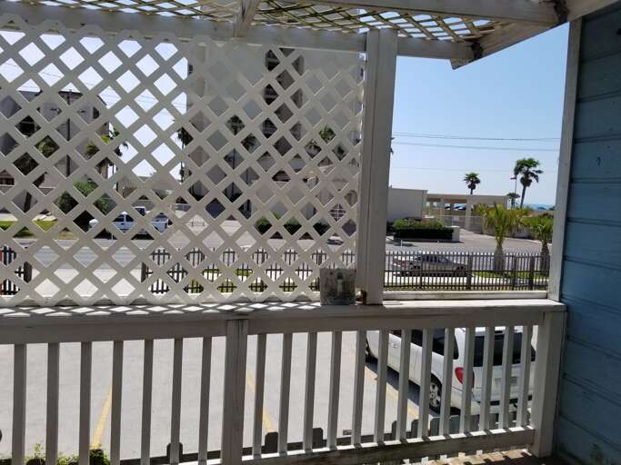 Backyard Balcony view to Gulf Blvd Backyard Balcony view to Gulf Blvd