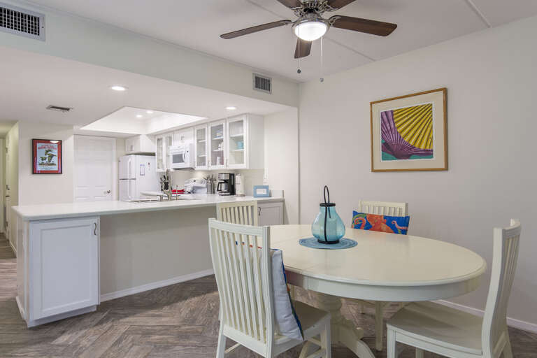Open Concept Dining and Kitchen Area