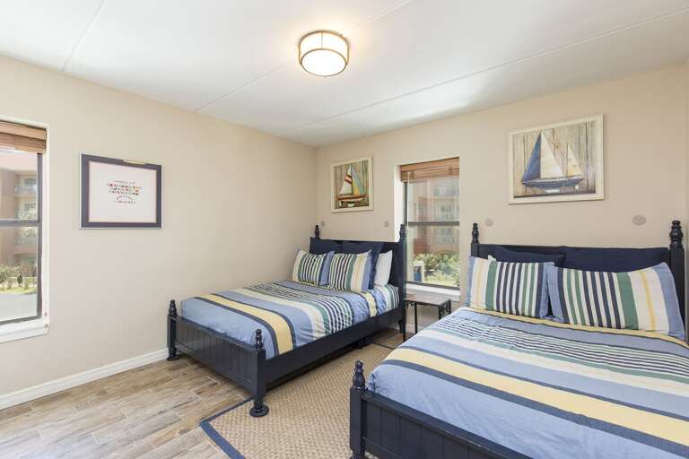 Guest Bedroom features two full size beds