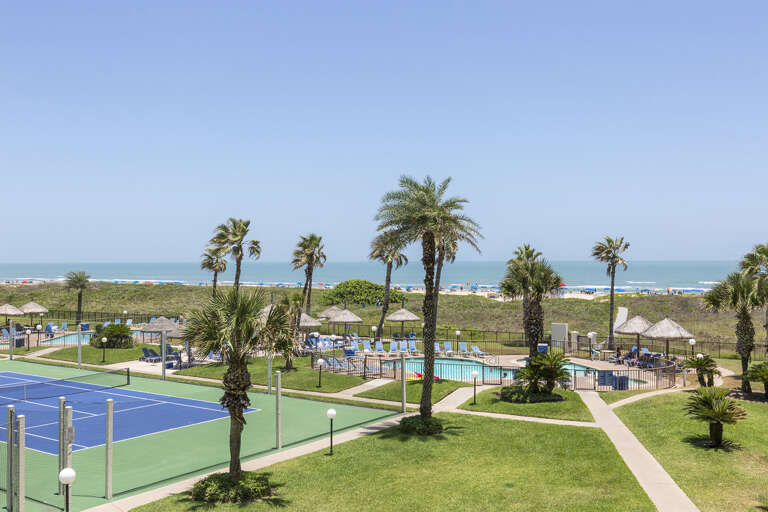 Views towards the beach from your balcony
