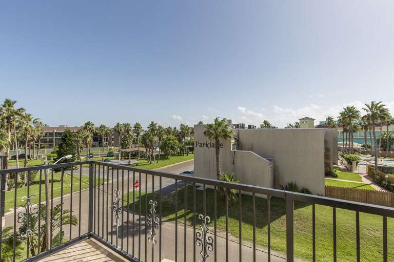 Tropical island views from the private master balcony!