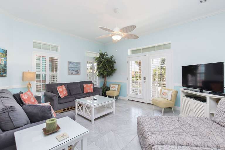 Charming coastal decor surrounds you in every inch of the home, providing a tropical escape! Charming coastal decor surrounds you in every inch of the home, providing a tropical escape!