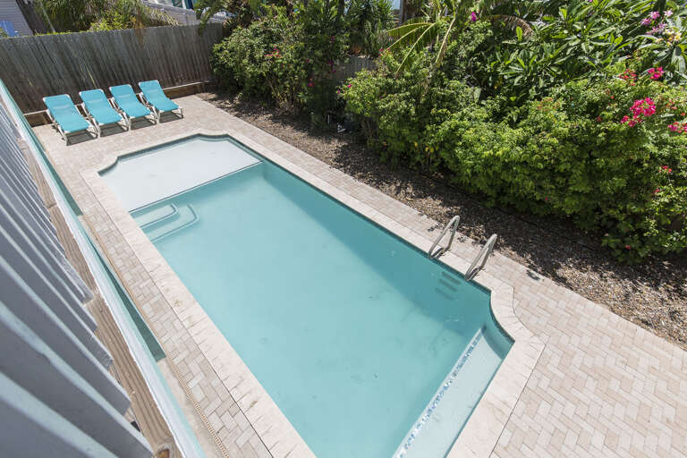 Soak up the South Padre Island sunshine from your private pool area.