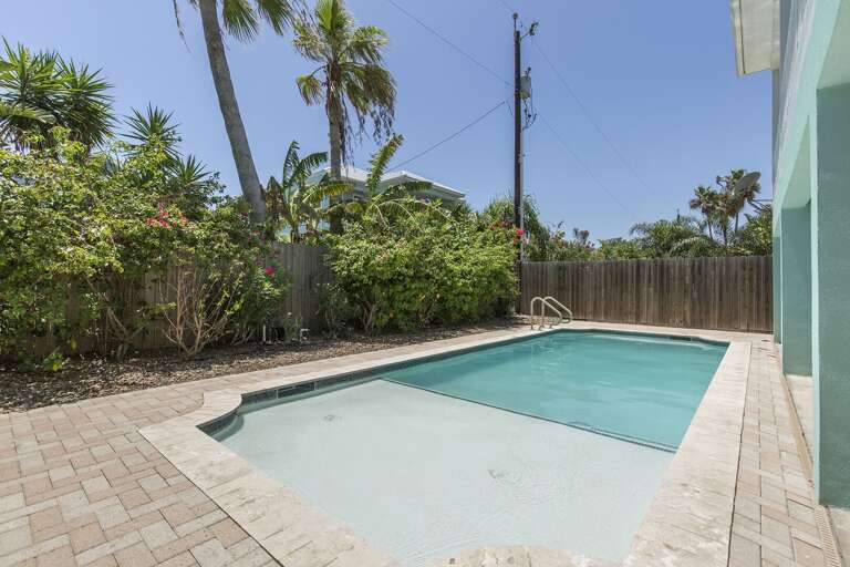 Soak up the South Padre Island sunshine from your private pool area.