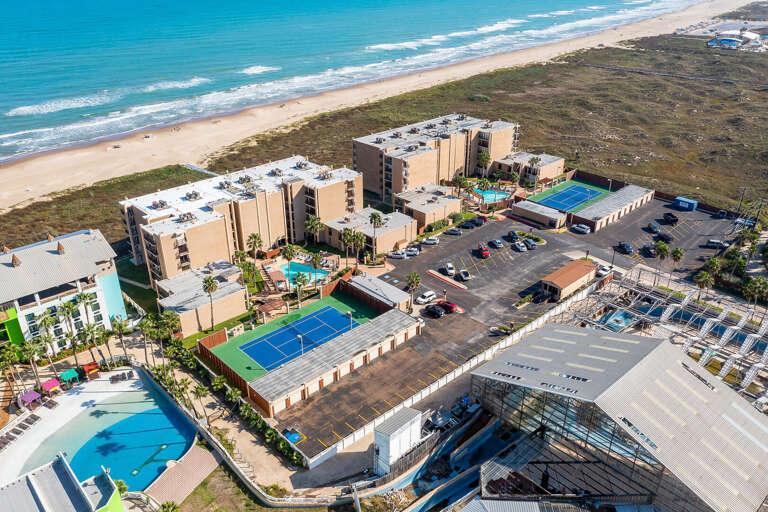 Aerial View of Sea Vista with beautiful South Padre Beach!