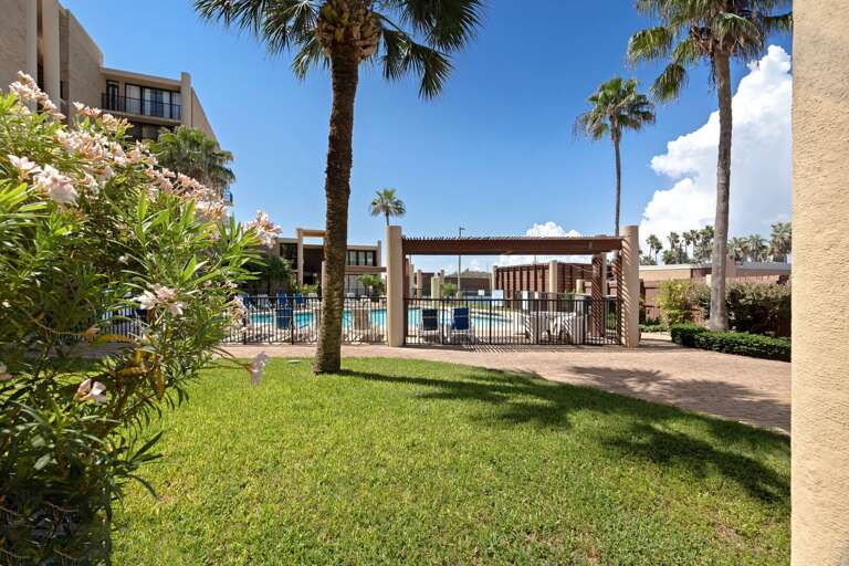 Enjoy your morning coffee while overlooking the beautifully maintained grounds.