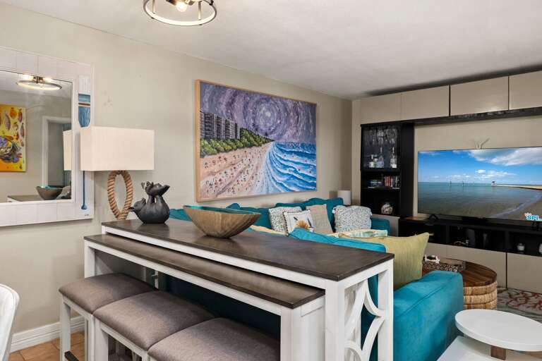 Enjoy an open floor plan that's perfect for family meals and conversation.