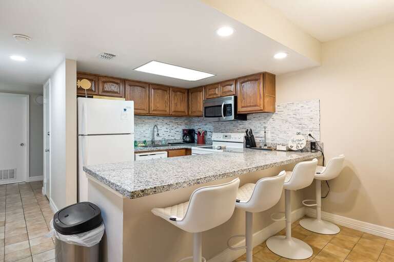 Fully Stocked open concept kitchen!