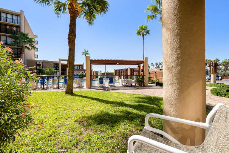 Patio facing the pool area!