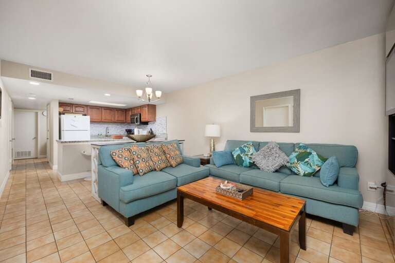 Spacious newly renovated living area!