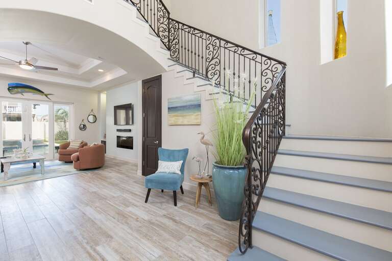 Foyer and stairs leading up to the 2nd story