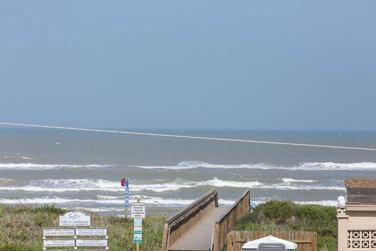 Great ocean views from the master bedroom balcony!