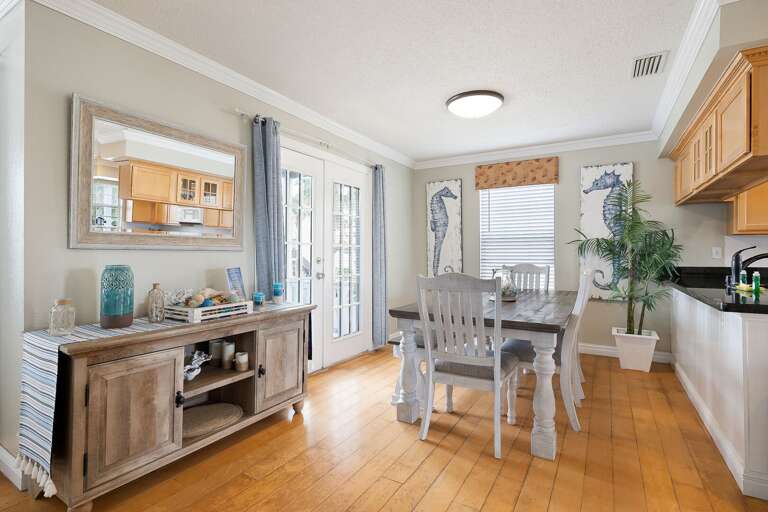 Dining room is just off the kitchen and living room. (2nd Floor)