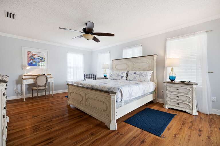 Master bedroom located on the 3rd floor. Private balcony and master bathroom.