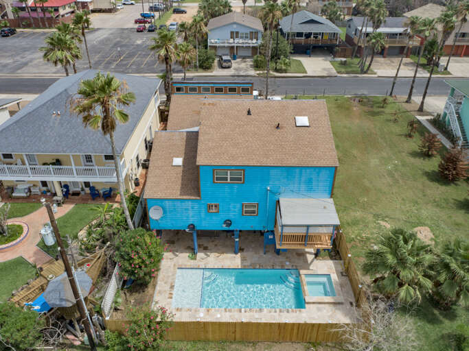 Aerial view of the property. Aerial view of the property.