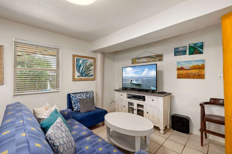 Villa #3
Flat screen TV featured in the living area!