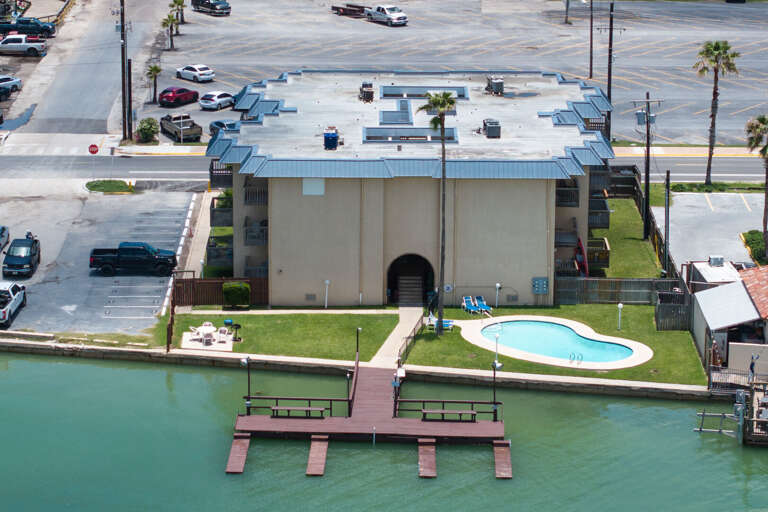 Aerial view of Marlin Arms