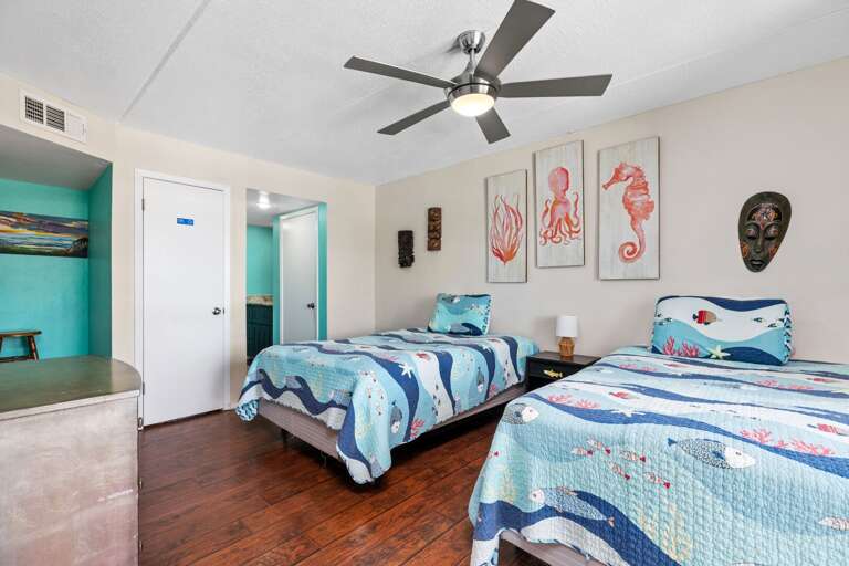 Guest Bedroom features 2 Full Beds