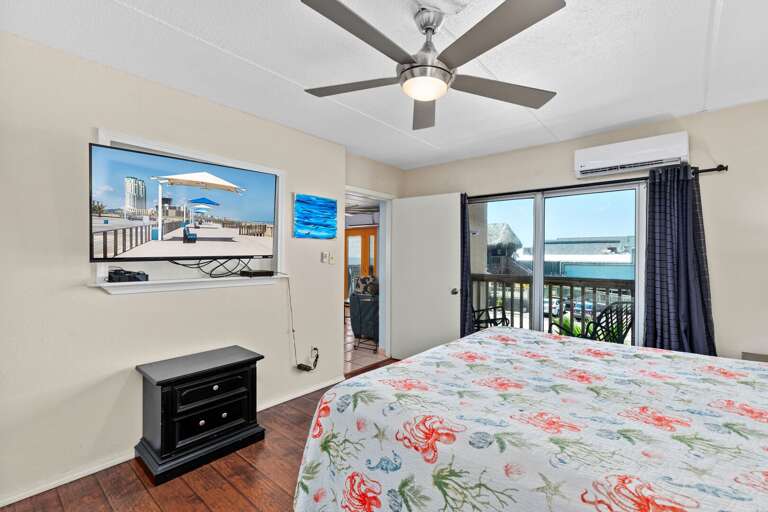 Master Bedroom with balcony access