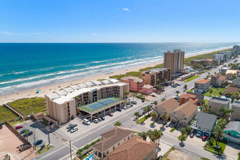 Aerial view of the property