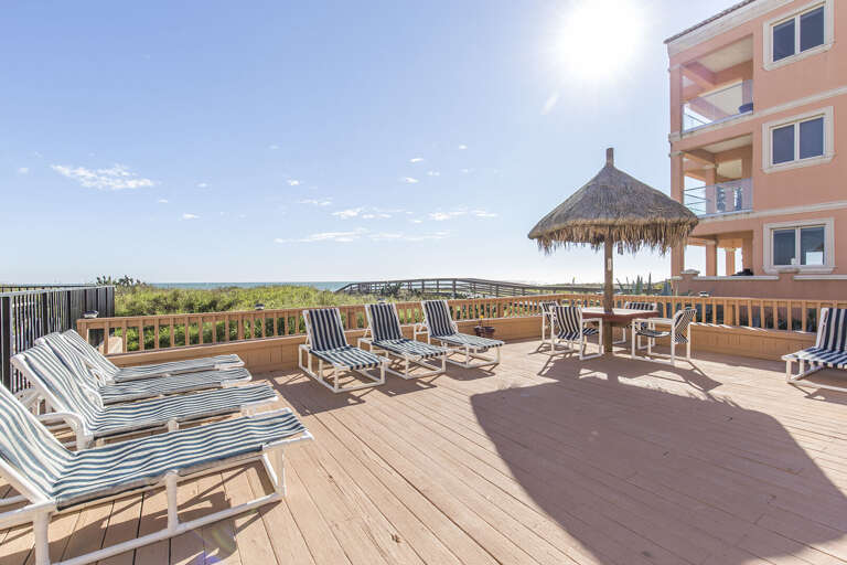 Enjoy Sunny South Padre Island at the community lounge area