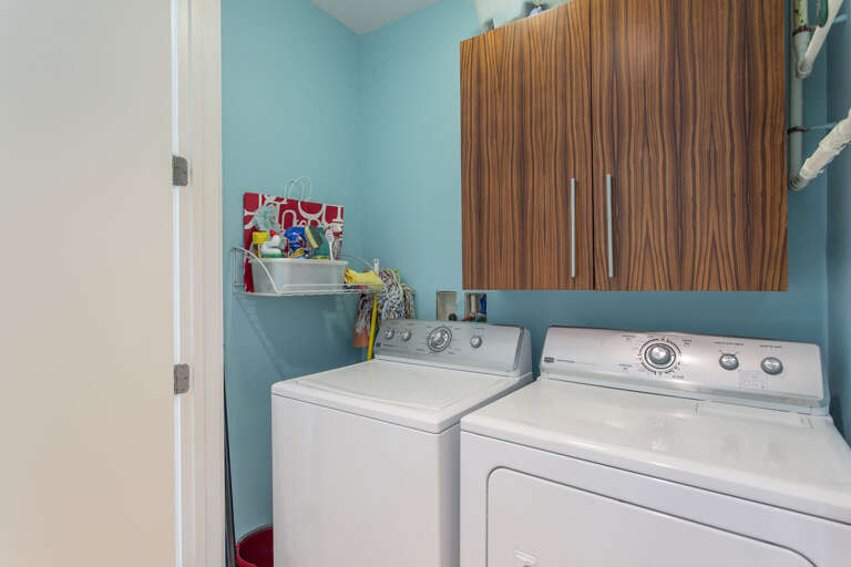 Washer & Dryer for guest use inside the condo.