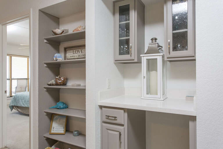Decorative extra counter space Decorative extra counter space