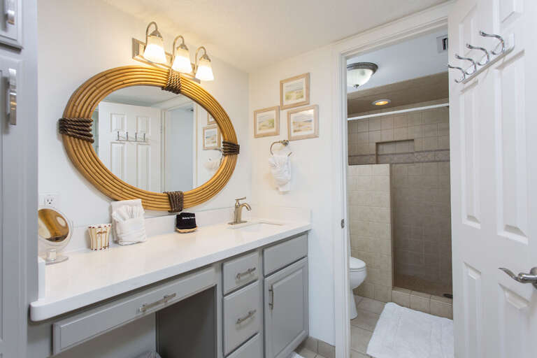 Master Bathroom equipped with large vanity
