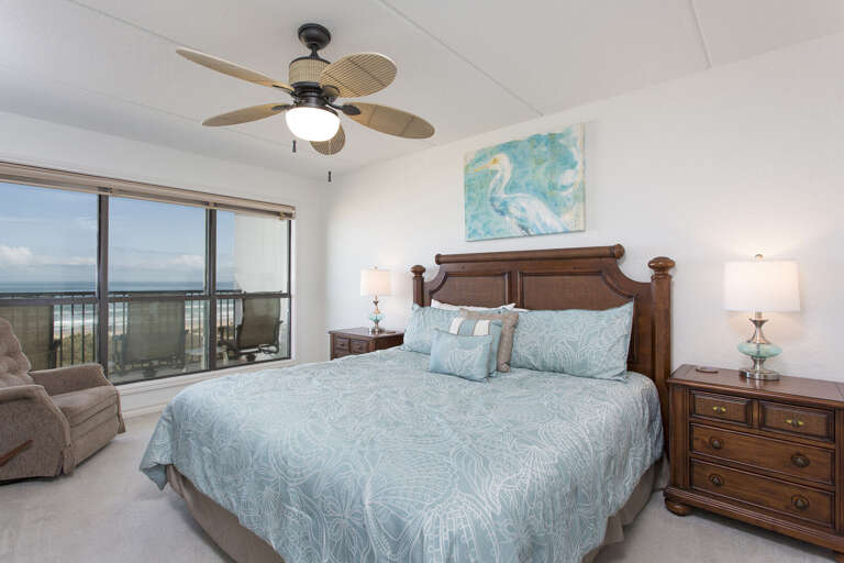 Master Bedroom includes a King Bed