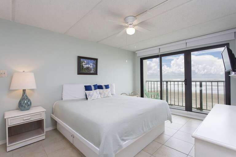 Master Bedroom with views to the beach!
