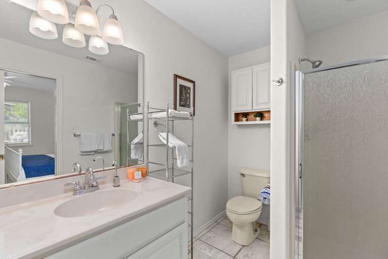 Guest bathroom located on the 1st floor Guest bathroom located on the 1st floor