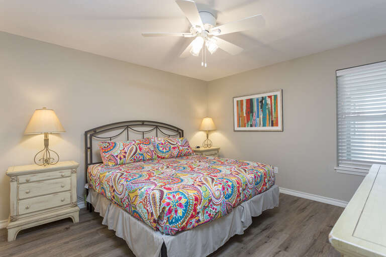 Master bedroom with King bed