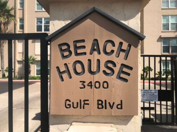 Private condo complex with gated parking.