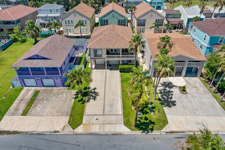 Aerial view of the property