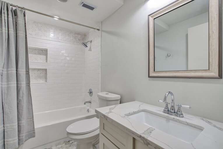 Bathroom attached to 2nd bedroom.