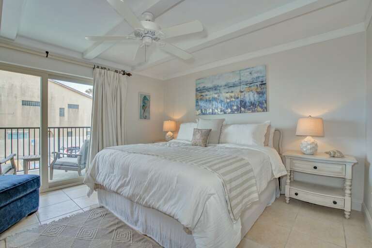 Master bedroom features a King bed, TV, and en suite bathroom.