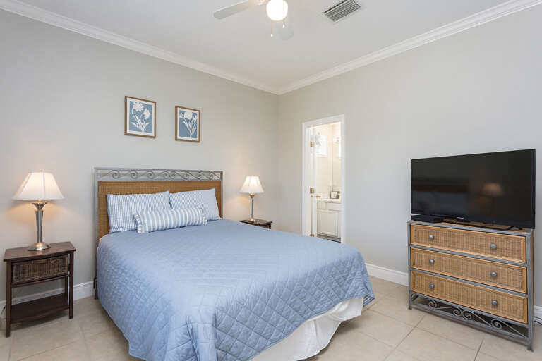 Master Bedroom with Queen Bed and Private Bathroom