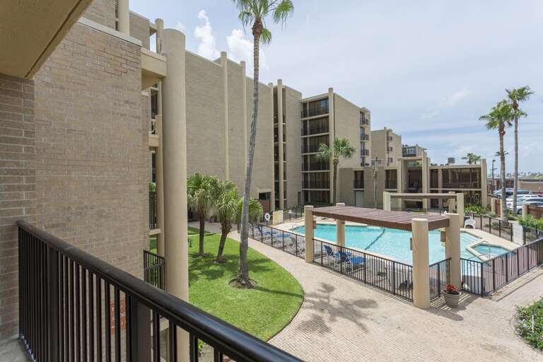 Balcony view towards the Community Pool