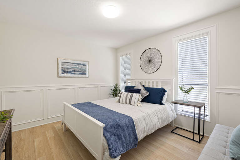 3rd Guest Bedroom with Queen Bed located on the 2nd floor