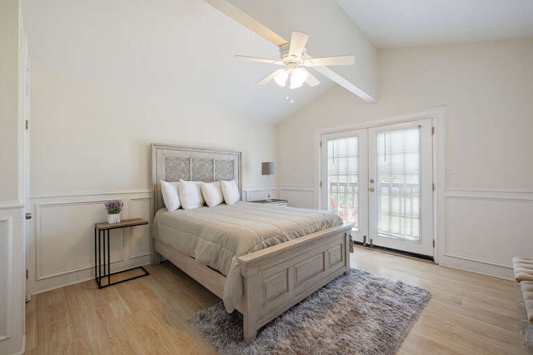 Master bedroom with Queen bed, attached bathroom & private balcony. Located on the 3rd floor. Master bedroom with Queen bed, attached bathroom & private balcony. Located on the 3rd floor.
