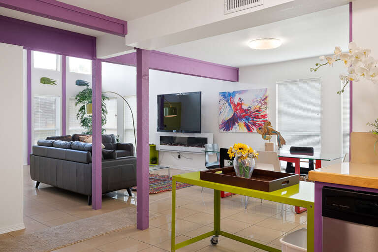 Great open concept throughout the main floor.