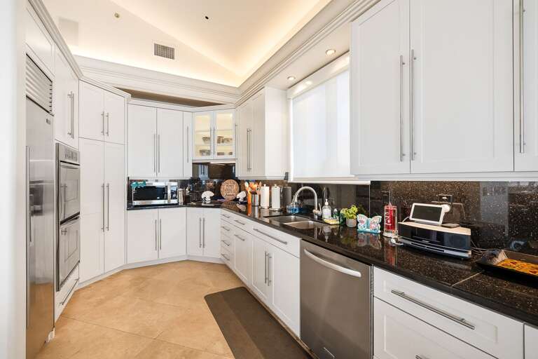 The kitchen is stocked with all pots, pans, utensils, and appliances you may need to prepare a delicious meal! The kitchen is stocked with all pots, pans, utensils, and appliances you may need to prepare a delicious meal!