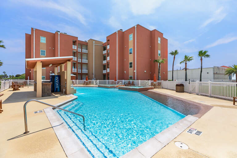 Ample space in the community pool area!