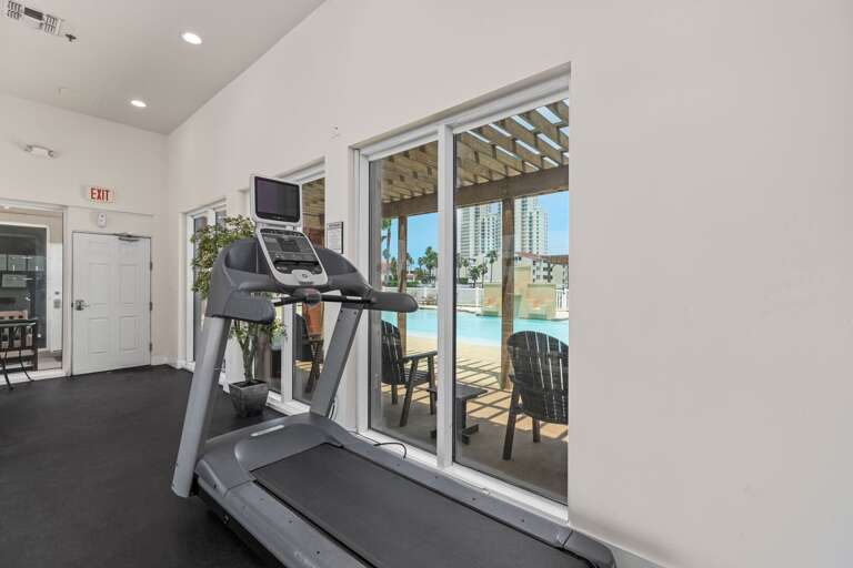 Even on vacation your workout is just steps away!