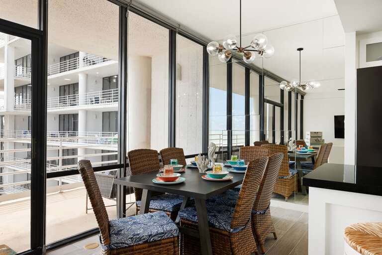 Dining Table comfortably sits 6