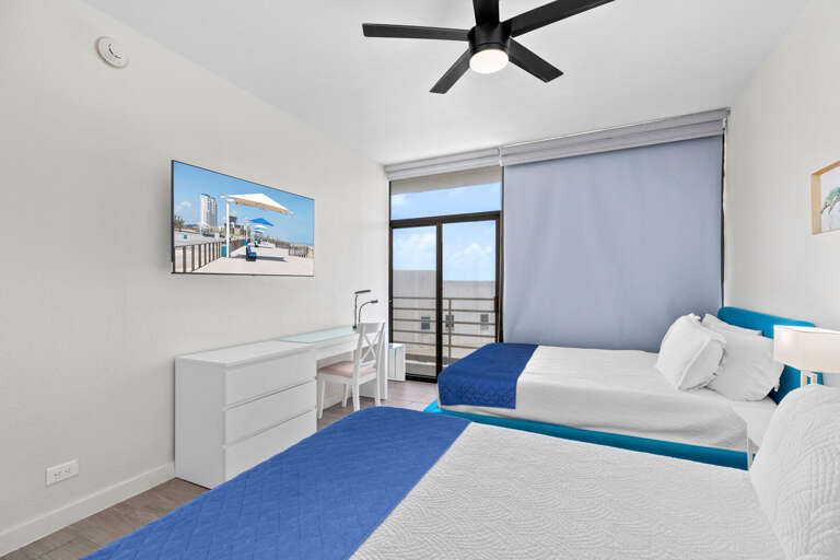 Guest Bedroom features Flat Screen TV