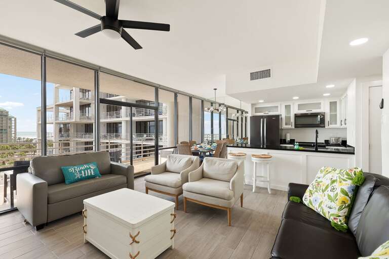 Open concept Living Area and Kitchen